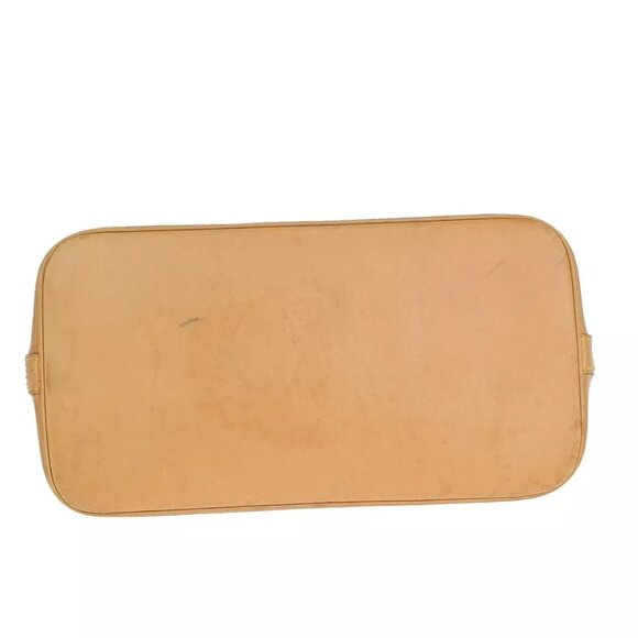 LOUIS VUITTON LV Logo Alma Hand Bag Monogram Leather Brown France 71EB743 - Picture 10 of 15